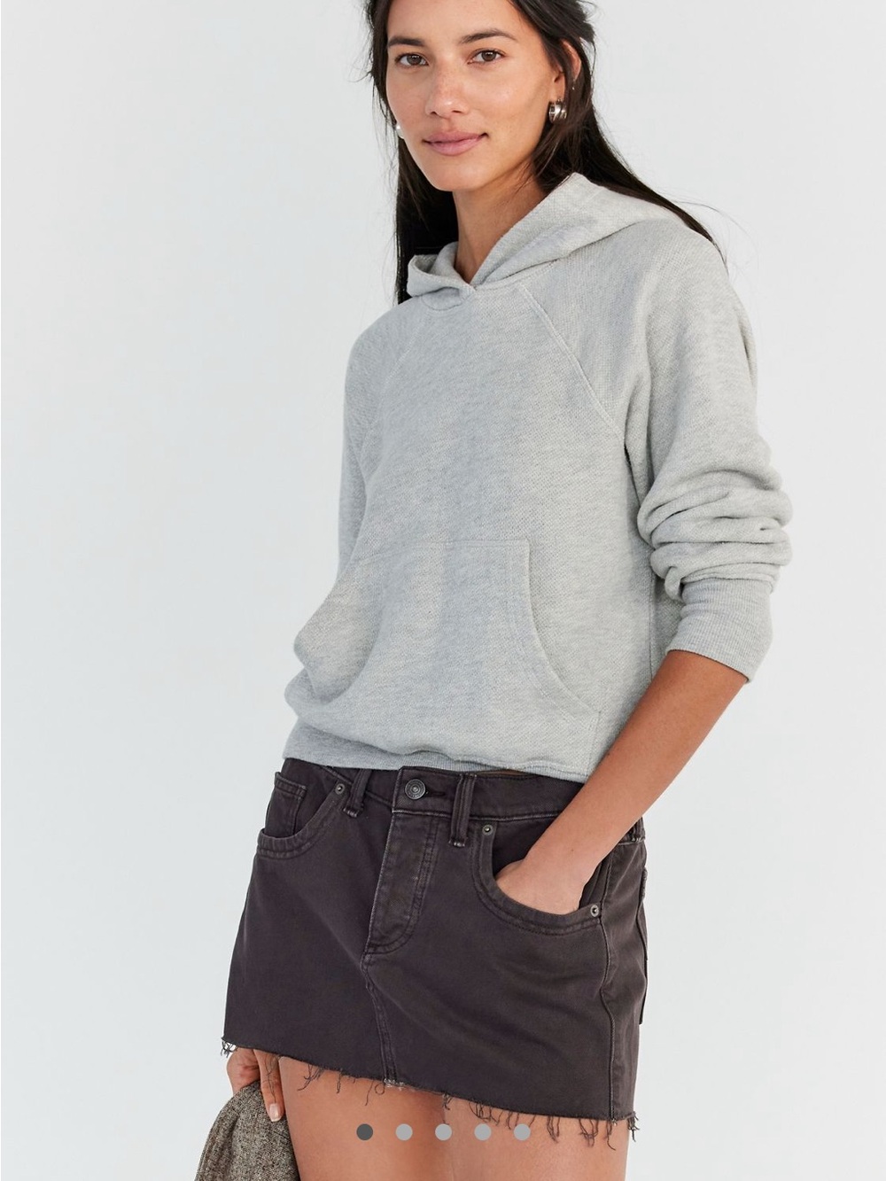 Free People with everything  Light Gray Sweatshirt